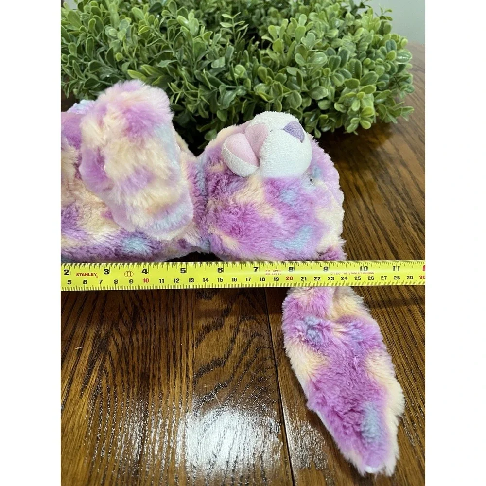 Kids Of America Purple yellow blue‎ Bunny Rabbit Plush Stuffed Animal Easter